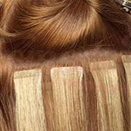 Apply pressure with fingers for 5-10s to secure two tape wefts hold together