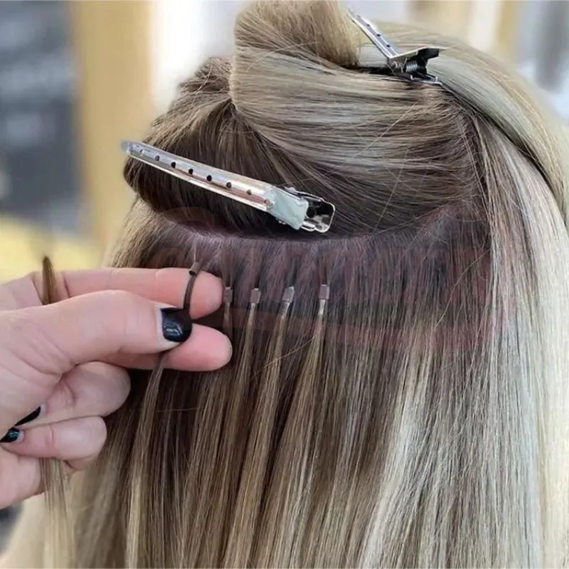 Stick-Tip Hair Extensions